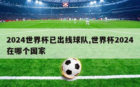 2024世界杯已出线球队,世界杯2024在哪个国家